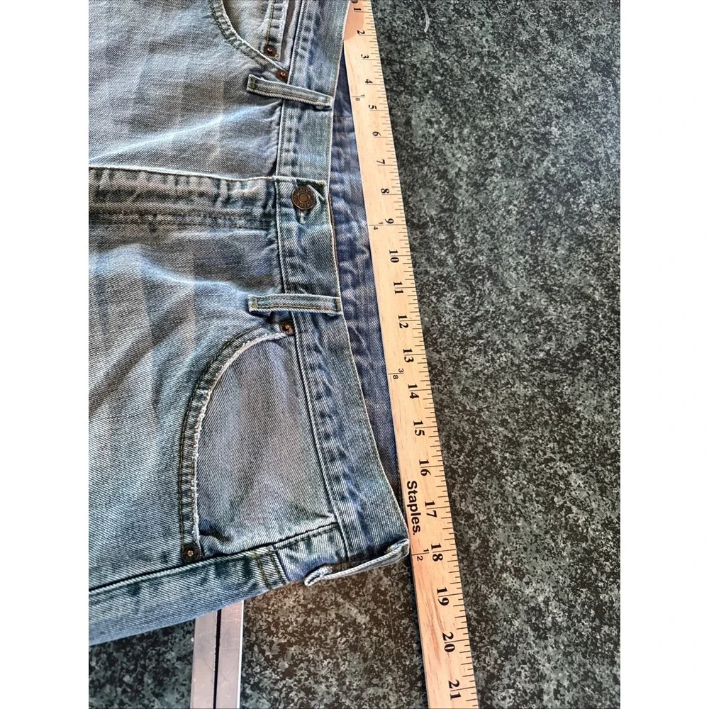 Vintage LEVI'S Men 507 04 Regular Straight‎ Jeans Size W36 34L Unique Fade